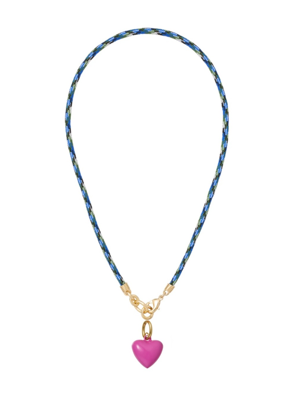 NWOT Roxanne Assoulin The Happy Cord Charm Necklace